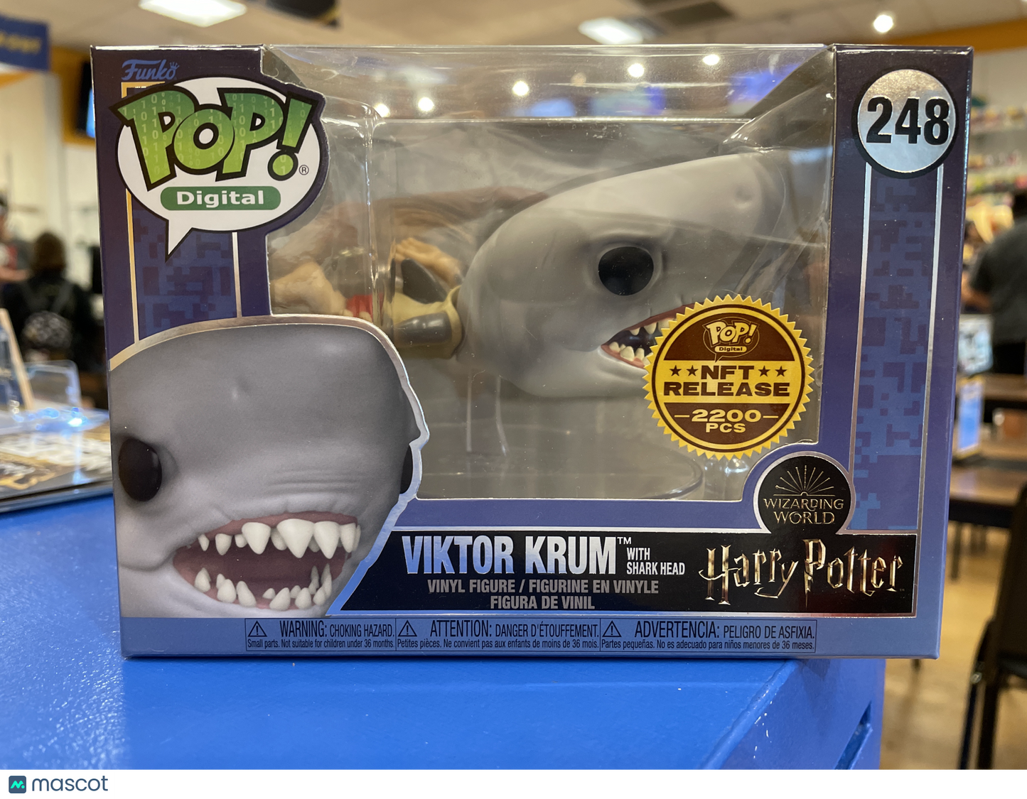 Funko Harry Potter Viktor Krum w/ Shark Head #248 (VG) NFT Release Exclusive