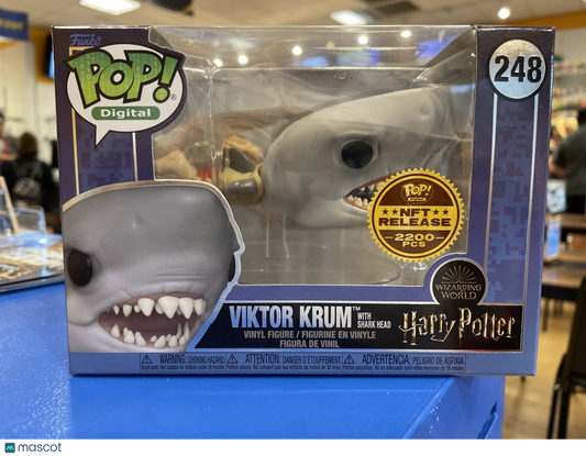 Funko Harry Potter Viktor Krum w/ Shark Head #248 (VG) NFT Release Exclusive