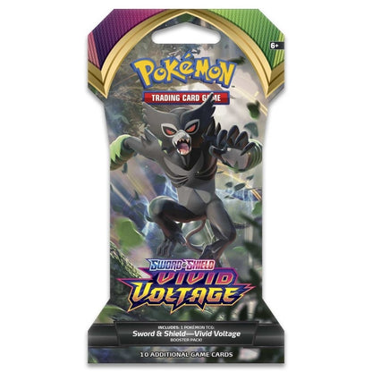2020 Pokemon Sword & Shield Vivid Voltage Sleeved Booster Pack - Papa Joey's Collectibles