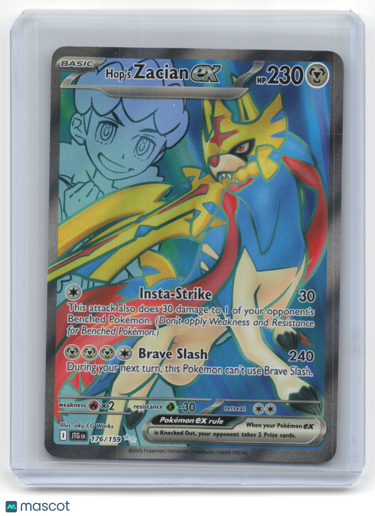 2025 Pokemon Hop's Zacian EX Journey Together #176/159