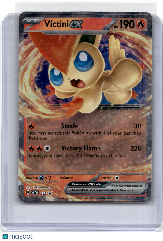 2024 Pokemon TCG Victini EX Scarlet & Violet Black Star Promos #142