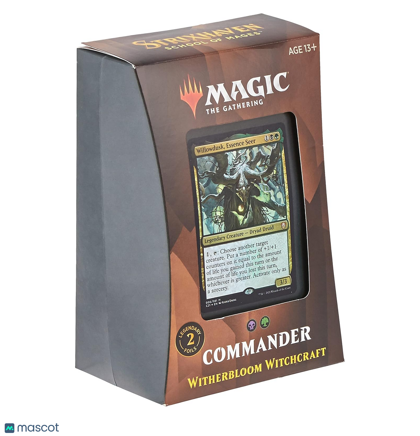 2021 Magic: TG Strixhaven: School of Mages Witherbloom Witchcraft Commander Deck