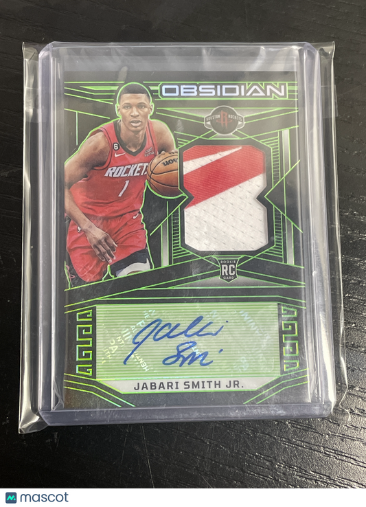 Panini Obsidian Basketball Jabari Smith Jr Autograph Relic /25 #237