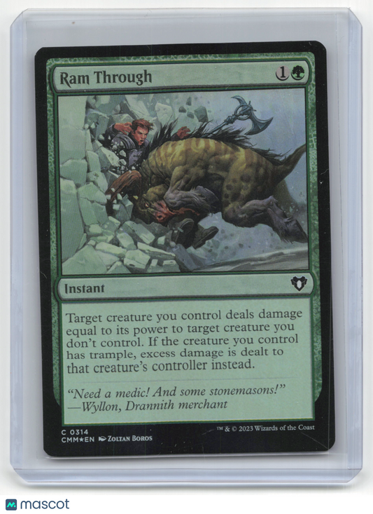 2023 Magic: The Gathering Ram Through Commander Masters #C 0314 Foil