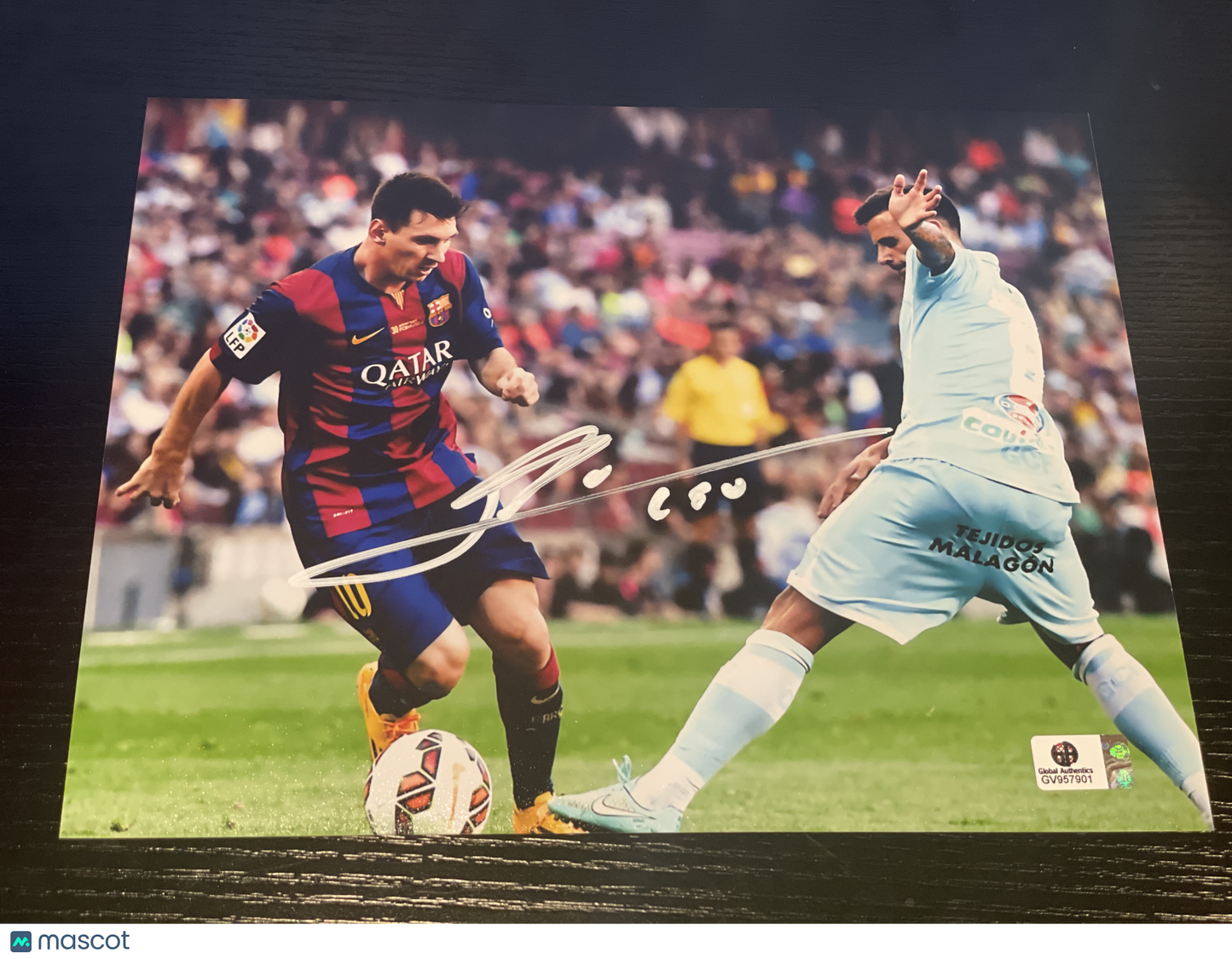 Lionel Messi Barcelona Signed/Autographed 8x10 Soccer Photo