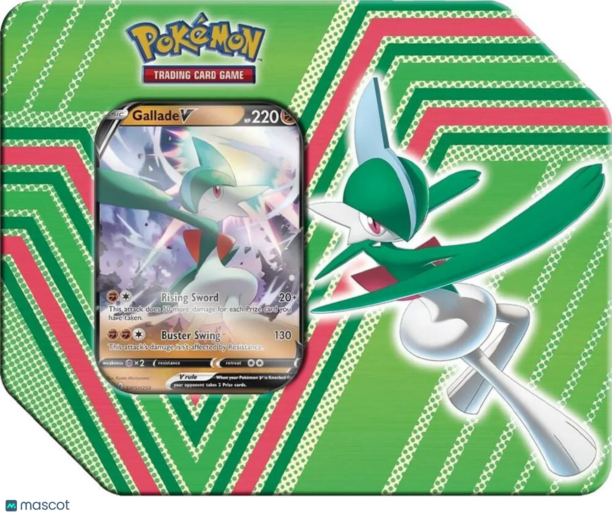 2022 Pokemon Sword & Shield Gallade V Tin - Papa Joey's Collectibles