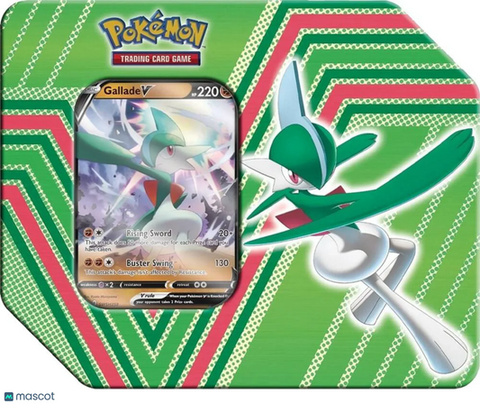2022 Pokemon Sword & Shield Gallade V Tin - Papa Joey's Collectibles