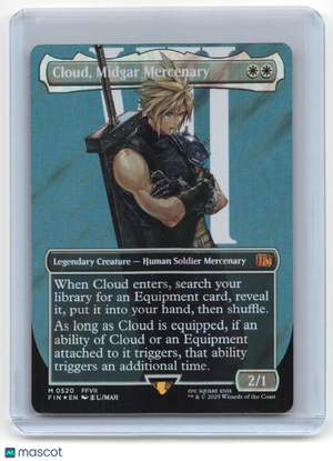 2025 MTG—Cloud, Midgar Mercenary 520 Final Fantasy—Mythic Surge Foil(Borderless)