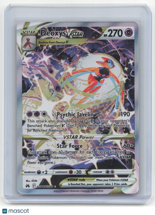 2023 Pokemon Deoxys VSTAR Crown Zenith: Galarian Gallery #GG46/GG70 Near Mint