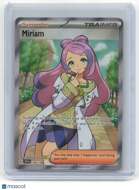 2023 Pokemon Miriam Scarlet & Violet #238/198 Near Mint FA