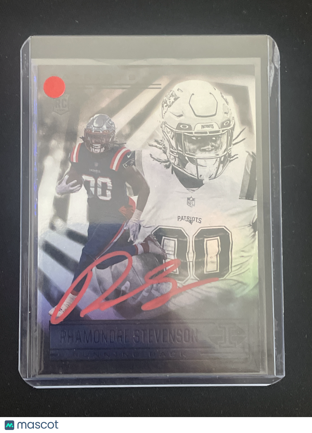 2021 Illusions Football Rhamondre Stevenson Autograph w/COA #95