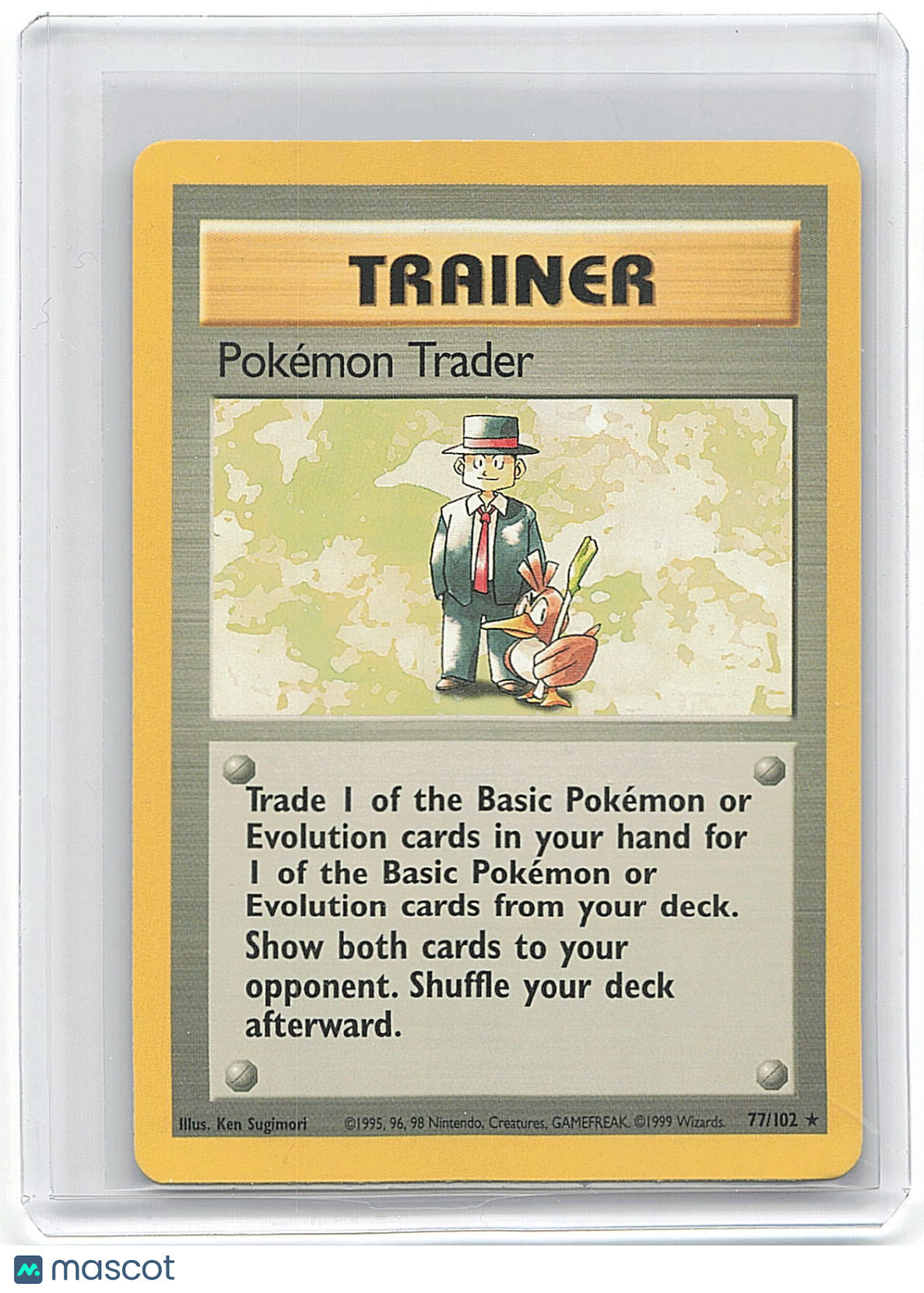 1999 Pokémon Pokémon Trader #77/102 77/102