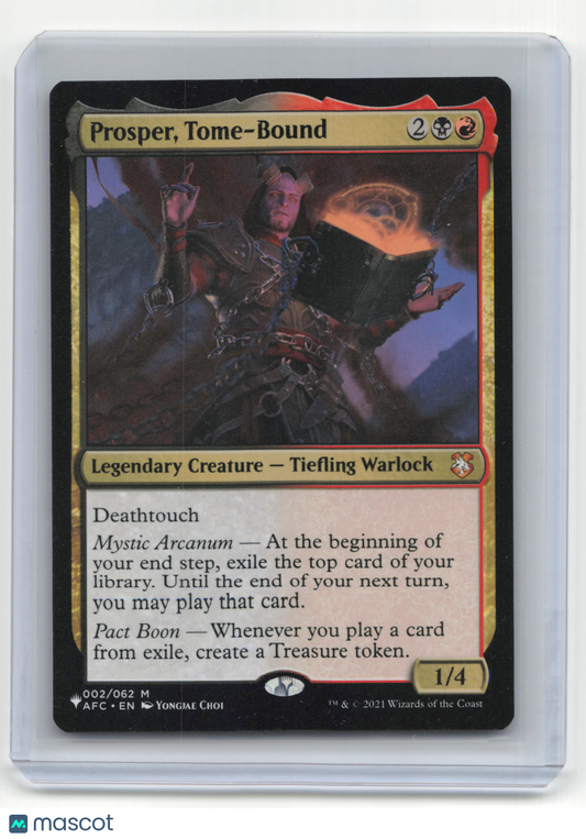 2021 Magic: The Gathering Prosper, Tome-Bound The List Reprints #002/062 Foil