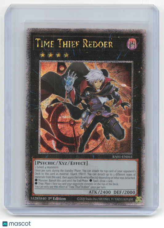 2023 Yu-Gi-Oh! Time Thief Redoer 25th Anniversary Collection #RA01-EN041 QCR