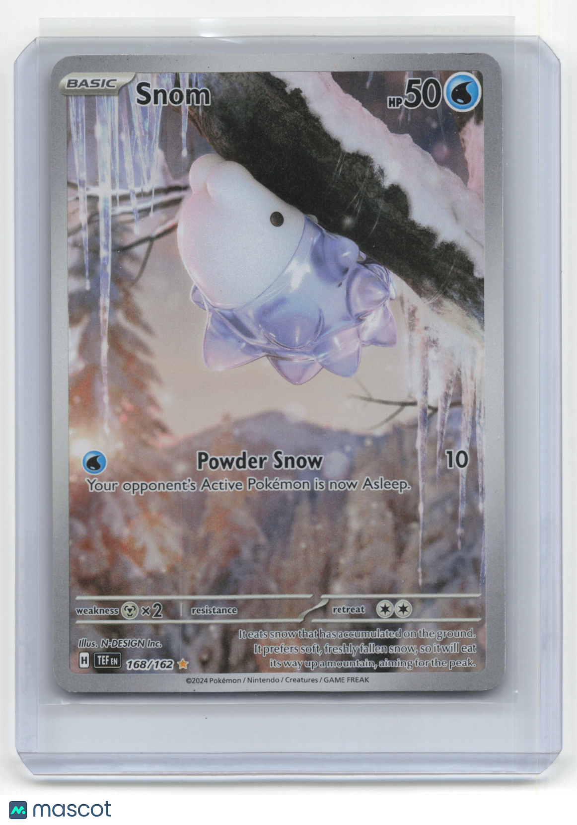 2024 Pokemon Snom Temporal Forces #168/162 Lightly Played