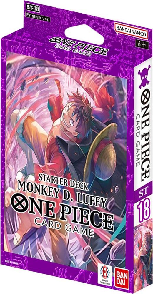 One Piece PURPLE Monkey.D.Luffy (ST-18) Starter Deck