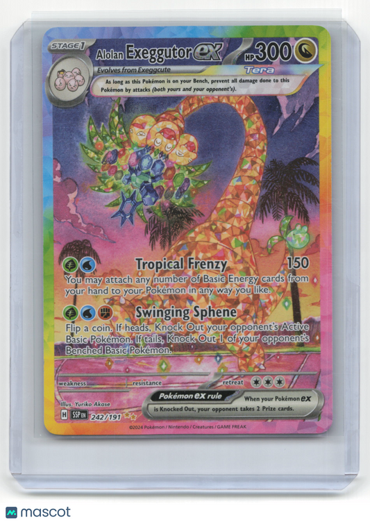 2024 Pokemon TCG Alolan Exeggutor EX Surging Sparks #242/191