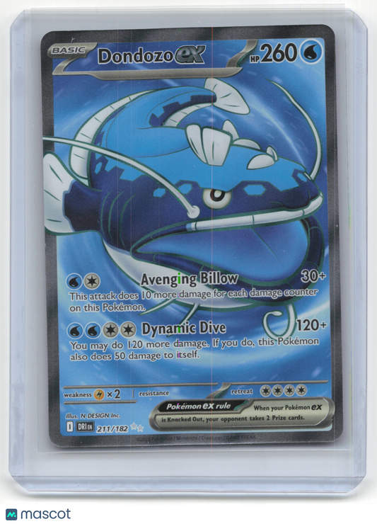 2025 Pokemon TCG Dondozo EX Destined Rivals #211/182