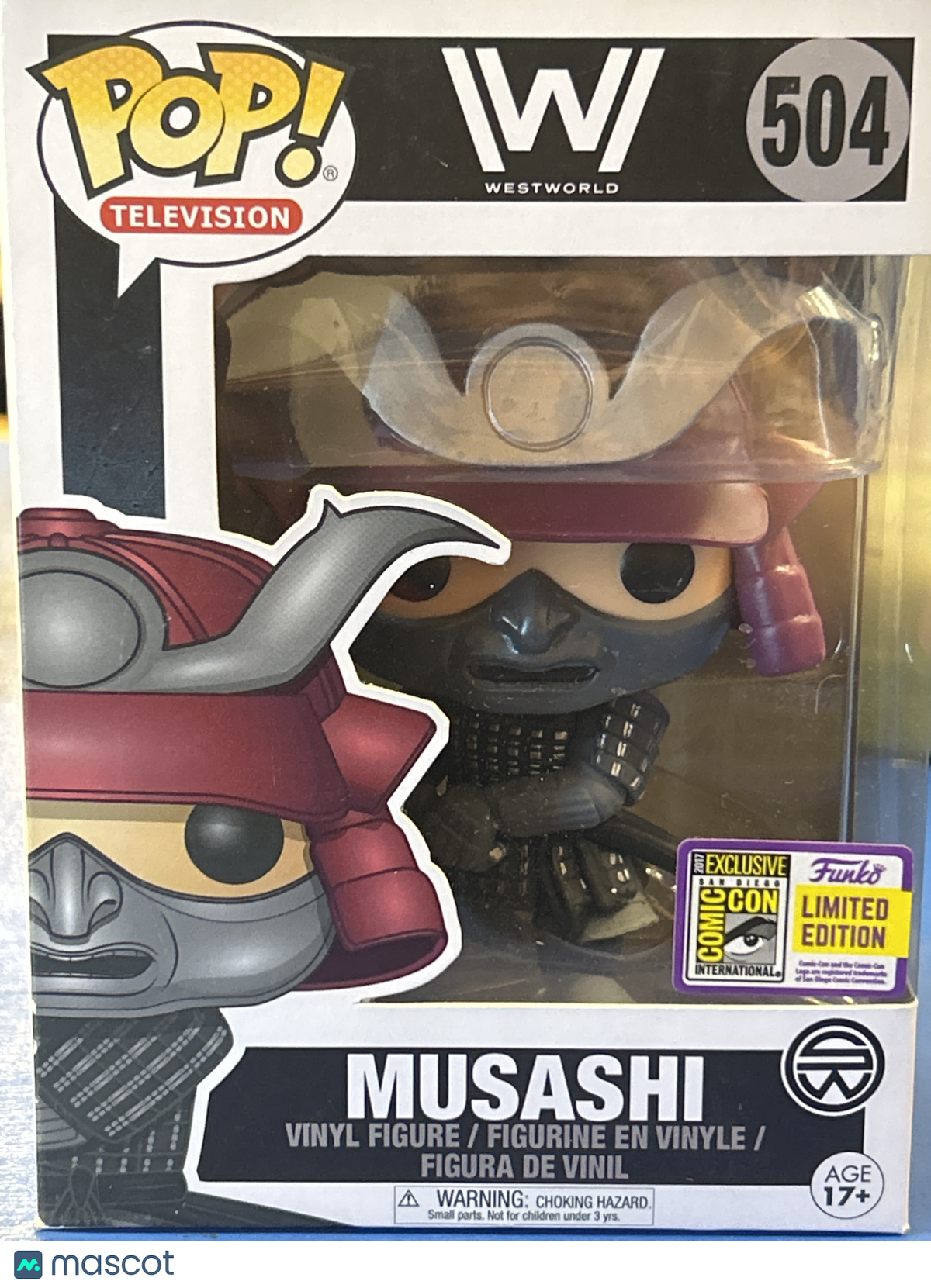 Funko Westworld Musashi #504 (Good) '17 San Diego Comic Con Exclusive
