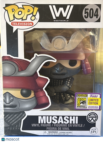 Funko Westworld Musashi #504 (Good) '17 San Diego Comic Con Exclusive