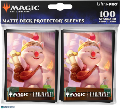 Magic: The Gathering | Final Fantasy Stiltzkin, Moogle Merchant Card Sleeves - Papa Joey's Collectibles