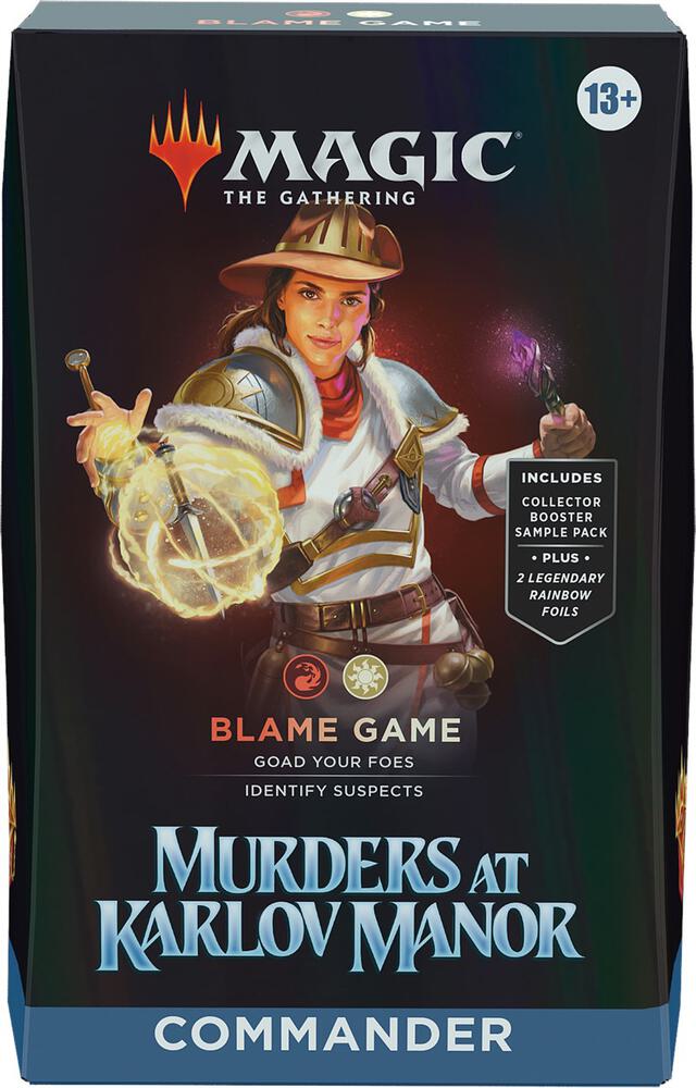 Magic The Gathering Blame Game (Murders at Karlov Manor) Commander Deck