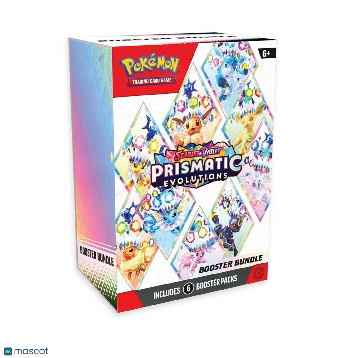 2025 Pokemon Scarlet & Violet Prismatic Evolutions Booster Bundle