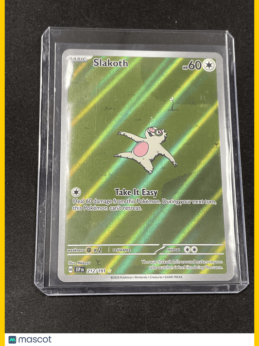 2022 Pokemon TCG Slakoth #212/203 Holo