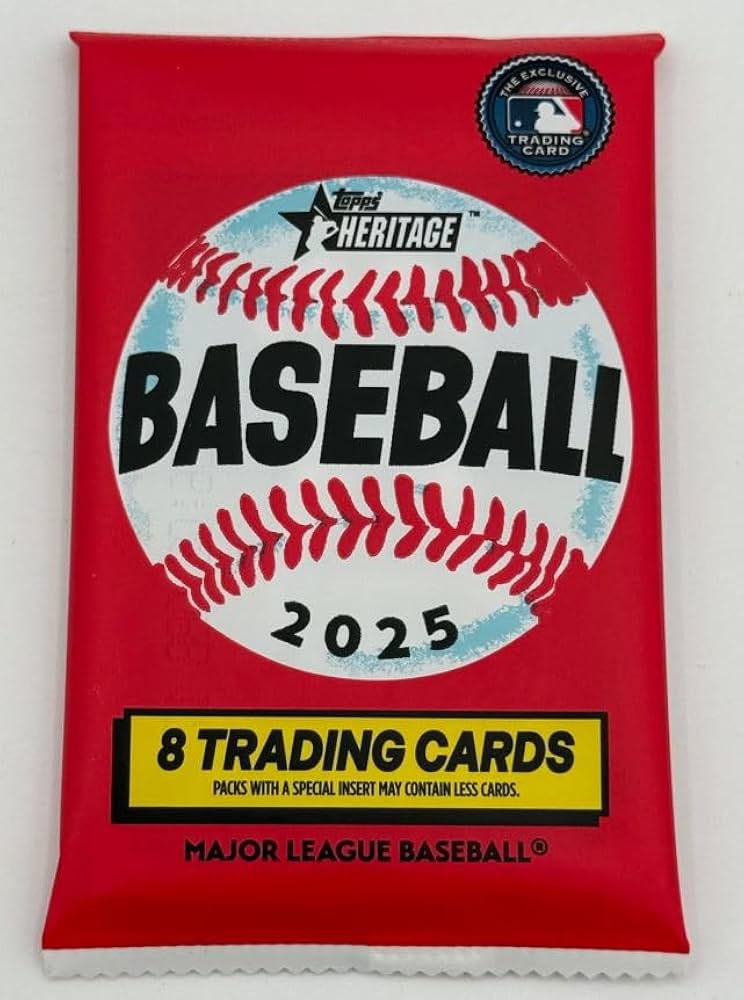 2025 Topps Heritage Baseball Hobby Pack