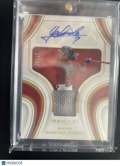 2023 Panini Immaculate Collection Baseball Masataka Yoshida 17/25 #IMS-SR Excellent