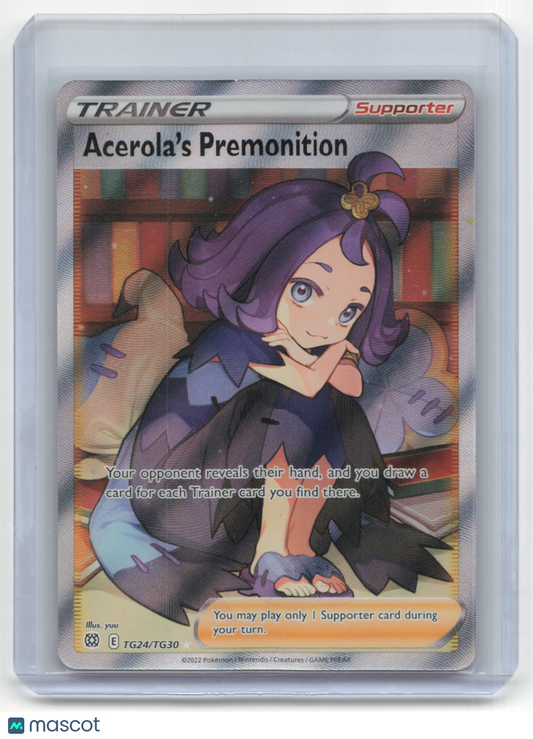 2022 Pokemon Acerola's Premonition Brilliant Stars #TG24/TG30