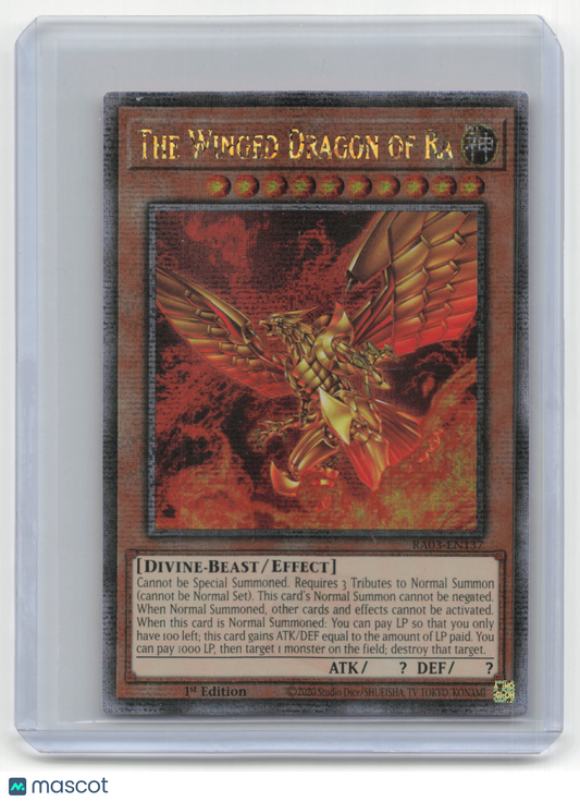 2024 Yu-Gi-Oh! The Winged Dragon of Ra QC Bonanza #RA03-EN137 QCR
