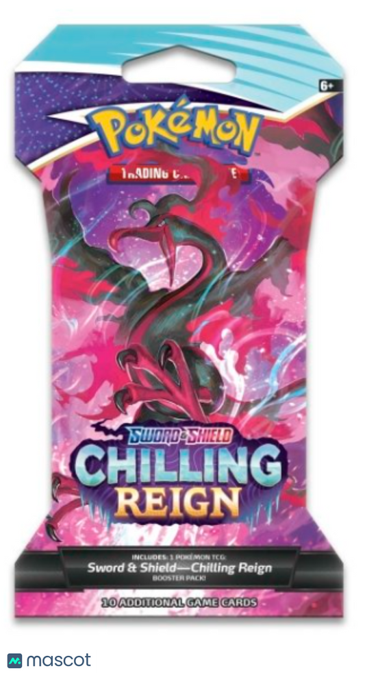 2021 Pokemon SWSH Blister Pack Chilling Reign (Random)