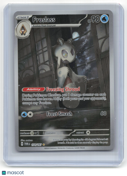 2024 Pokemon Froslass Twilight Masquerade #174/167 Near Mint