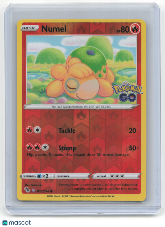 2022 Pokemon Numel Pokémon GO #13/78 Near Mint (Ditto)