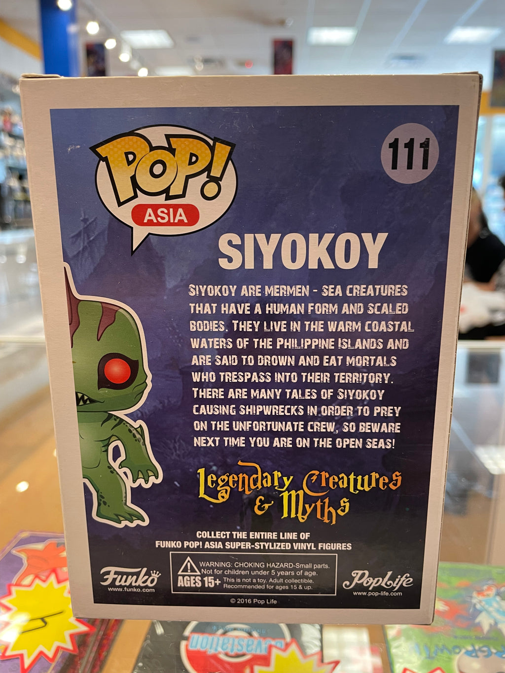 POP! Asia—Legendary Creatures & Myth—Siyokoy #111—(Convention Exclusive 2016)