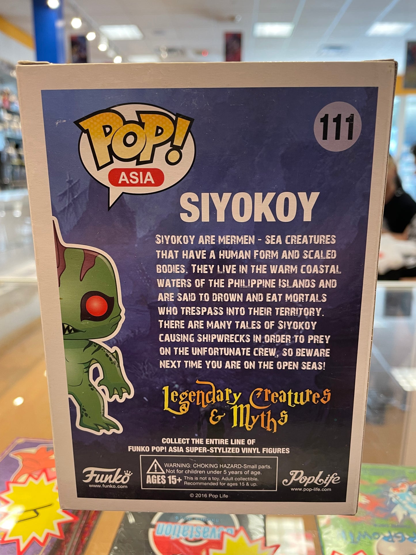 Funko Legendary Creatures & Myths Siyokoy #111 (VG) 2016 Convention Exclusive