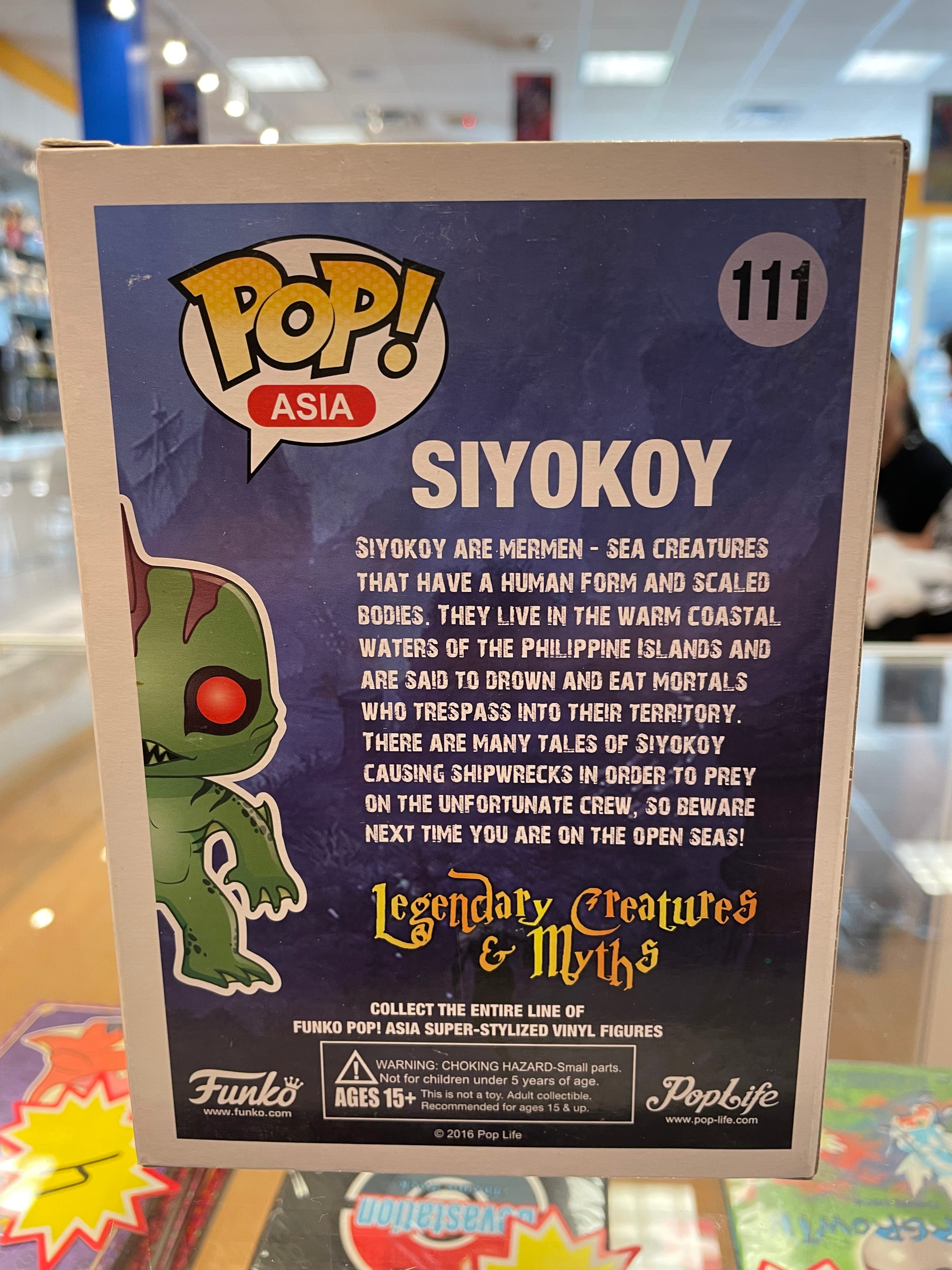 POP! Asia—Legendary Creatures & Myth—Siyokoy #111—(Convention Exclusive 2016)