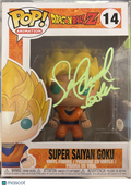 Funko Dragon Ball Z Super Saiyan Goku #14 (Very Good)  Sean Schemmel Auto PSA
