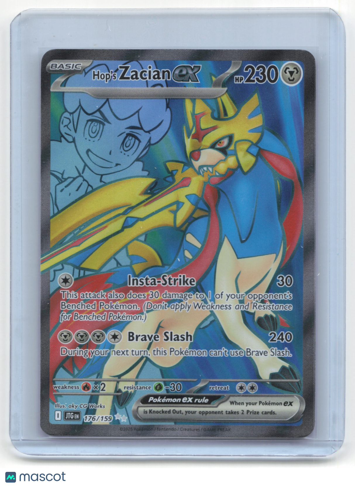 2025 Pokemon TCG Hop's Zacian EX Journey Together #176/159