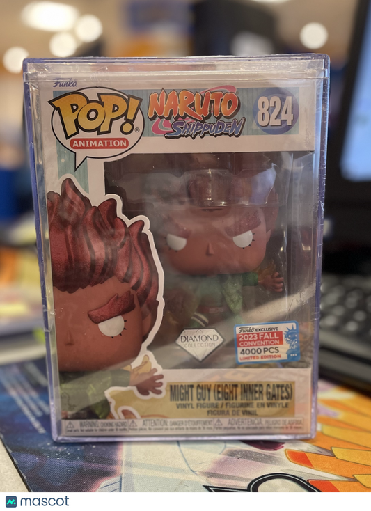Funko Naruto Shippuden Might Guy (Eight Inner Gates) #824 NYCC Diamond Glitter - Papa Joey's Collectibles