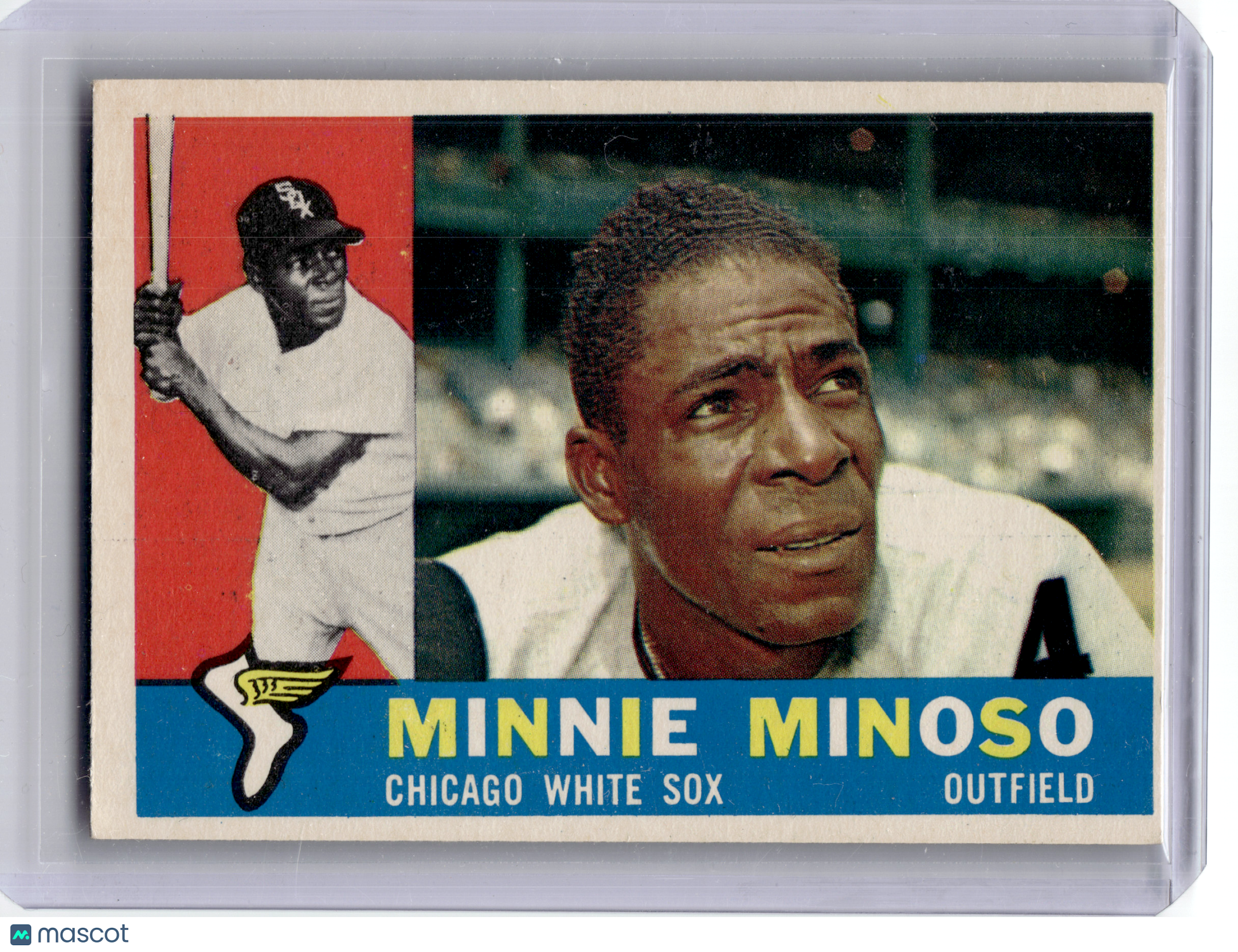 1960 Topps Baseball—Minnie Minoso #365 —Very Good