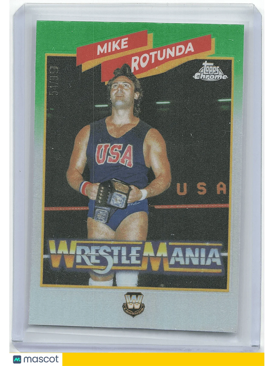 2025 Topps WrestleMania Mike Rotunda #WM-MR - Papa Joey's Collectibles