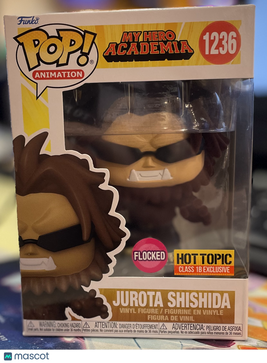 Funko MHA Jurota Shishida #1236 Flocked Hot Topic Class 1 B Exclusive