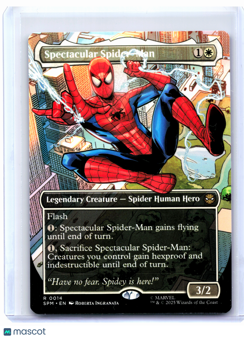 2025 Magic: TG—Spectacular Spider-Man (Borderless) #0014 SPM—Rare Nonfoil