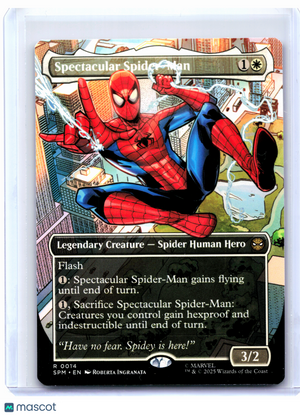2025 Magic: TG—Spectacular Spider-Man (Borderless) #0014 SPM—Rare Nonfoil