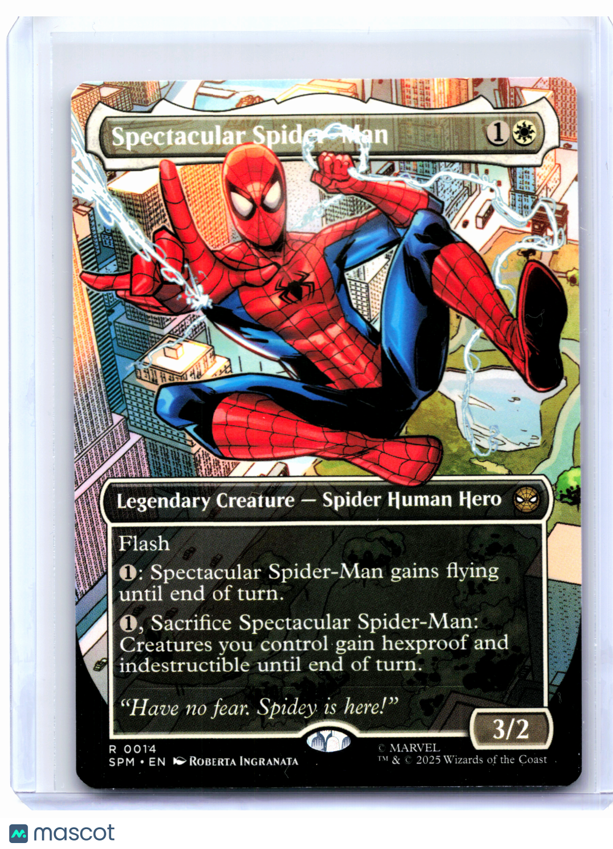 2025 Magic: TG—Spectacular Spider-Man (Borderless) #0014 SPM—Rare Nonfoil