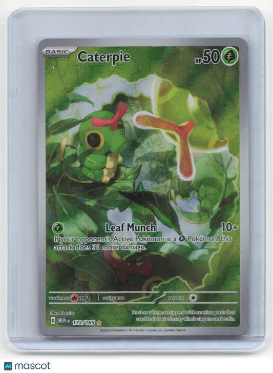 2023 Pokemon TCG Caterpie Pokemon 151 #172/165