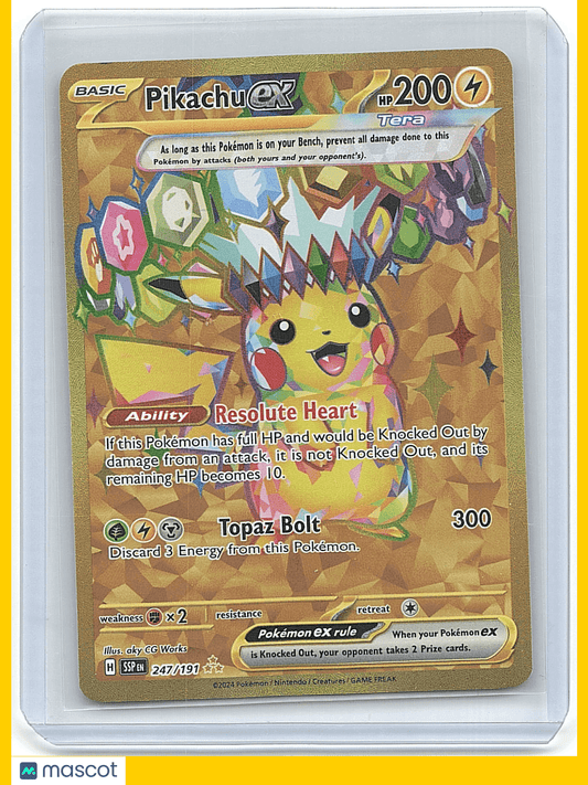 Pokémon Pikachu 2016 Pokemon XY #247/191