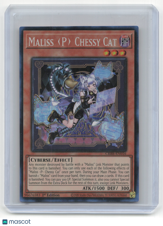 2023 Yu-Gi-Oh! Maliss Chessy Cat Crossover Breaker #CRBR-EN016 Collector Rare